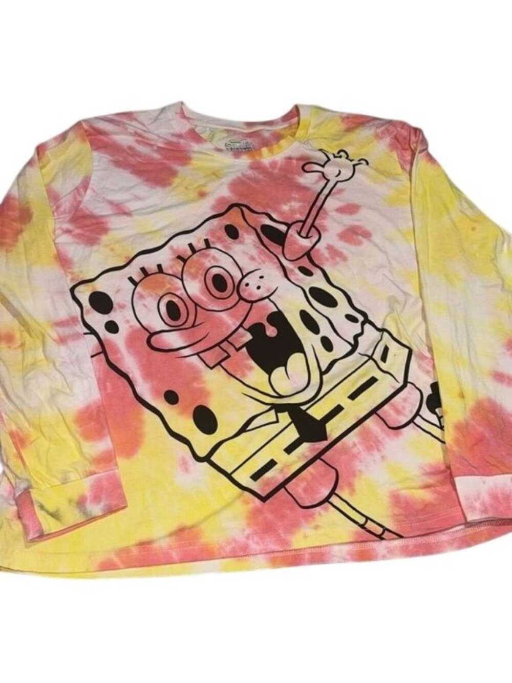 Nickelodeon SpongeBob SquarePants Tie-Dye Long Sleeve Shirt 3XL - Picture 1 of 5